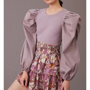 Anthropologie - Puff-Sleeved Top